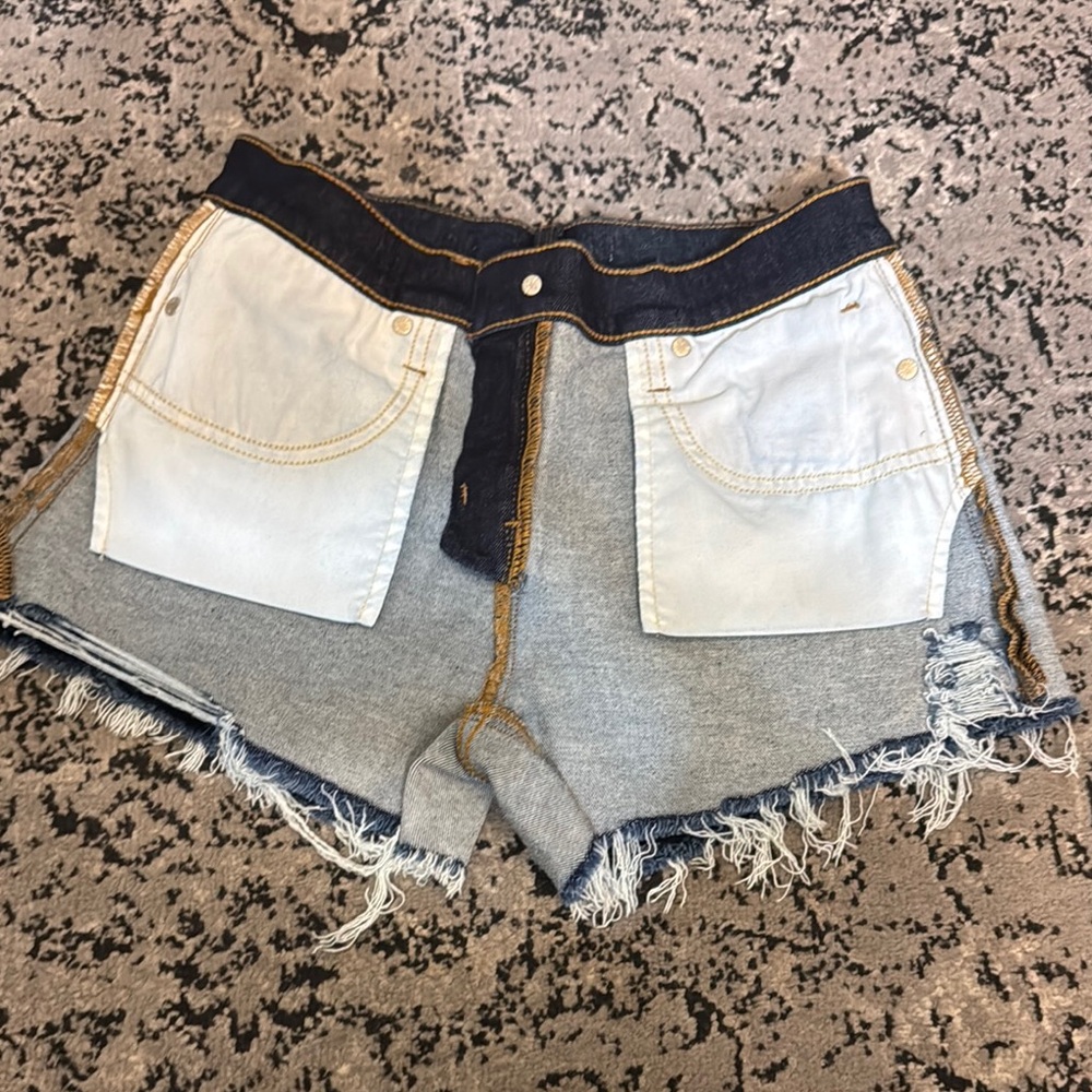 Hudson dark wash cutoff Shorts - Picture 7 of 7
